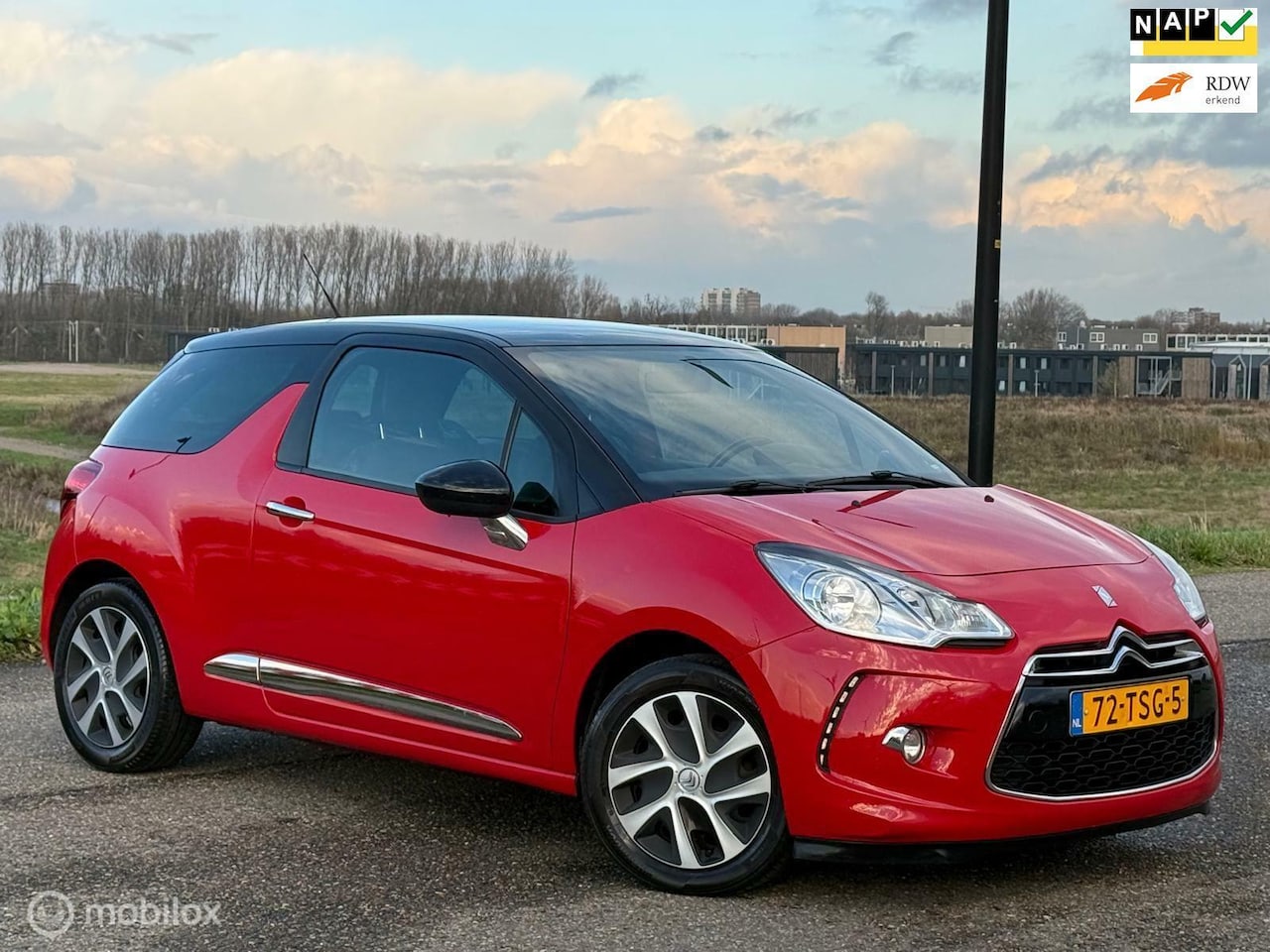 Citroën DS3 - 1.6 e-HDi Airco| Led| Pdc| Trekhaak| Nap| Boekje - AutoWereld.nl