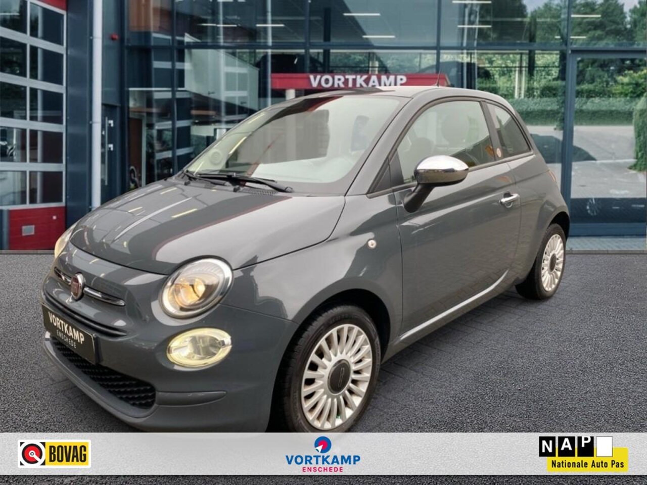 Fiat 500 - 1.2 LOUNGE GLAS-DAK/AIRCO/BLUETOOTH/ELECTRISCHE-RAMEN - AutoWereld.nl