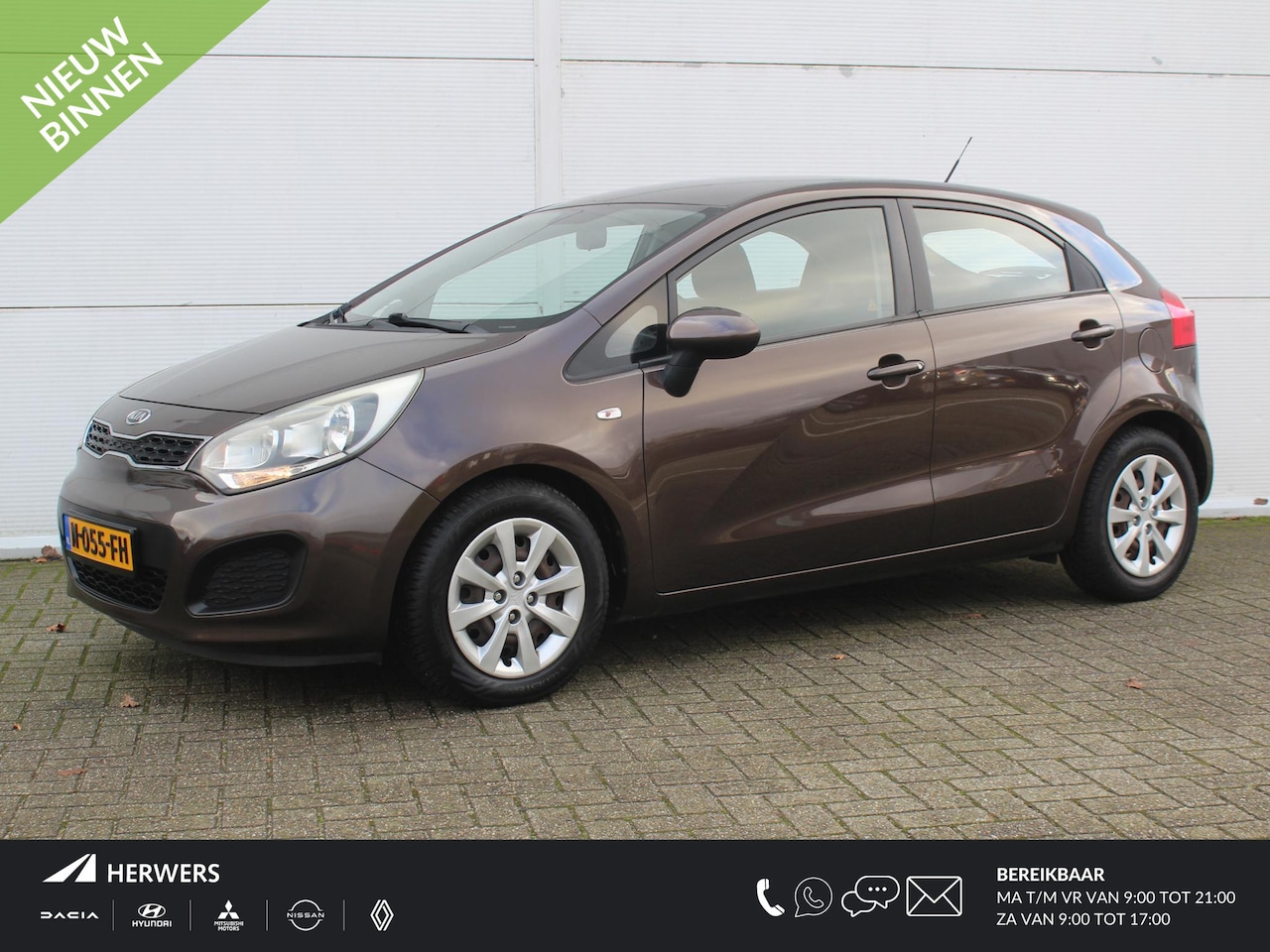 Kia Rio - 1.2 CVVT Comfort Pack / Airco / Radio-/CD-Speler / 5 Deurs / Lage Kilometerstand / USB & A - AutoWereld.nl