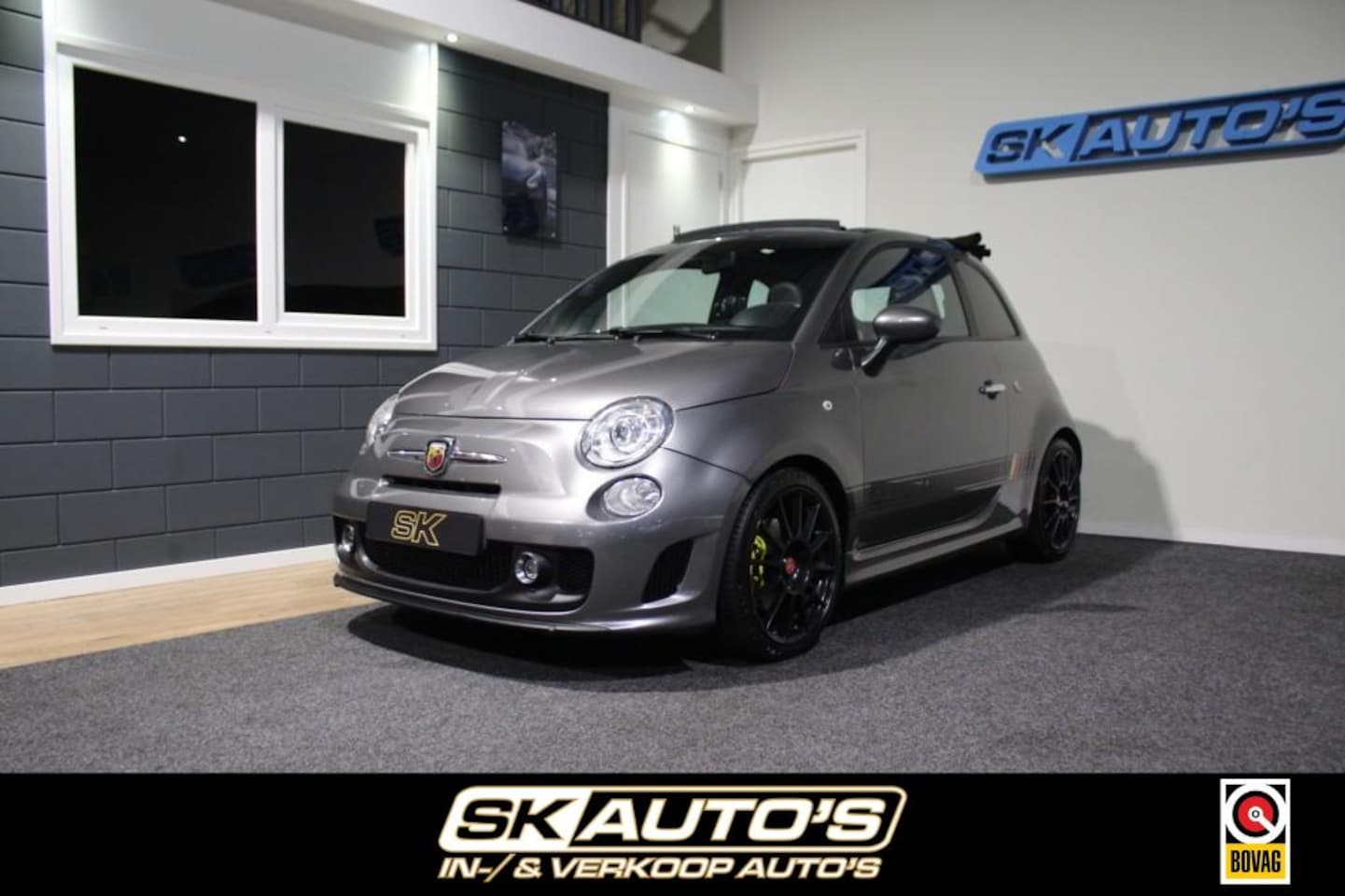 Fiat 500 Abarth - 1.4-16V ABARTH ESSEESSE AUTOMAAT LEDER CABRIO PDC VOL! - AutoWereld.nl