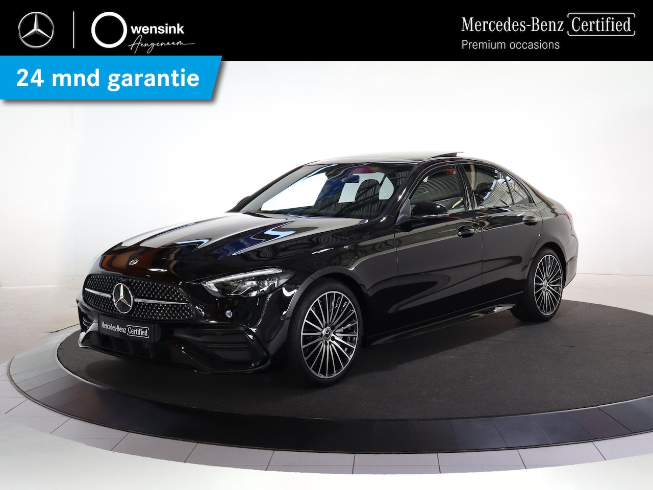 Mercedes-Benz C-klasse - 180 AMG Line 19 inch LM velgen | Panoramadak | memory pakket | Led verlichting - AutoWereld.nl