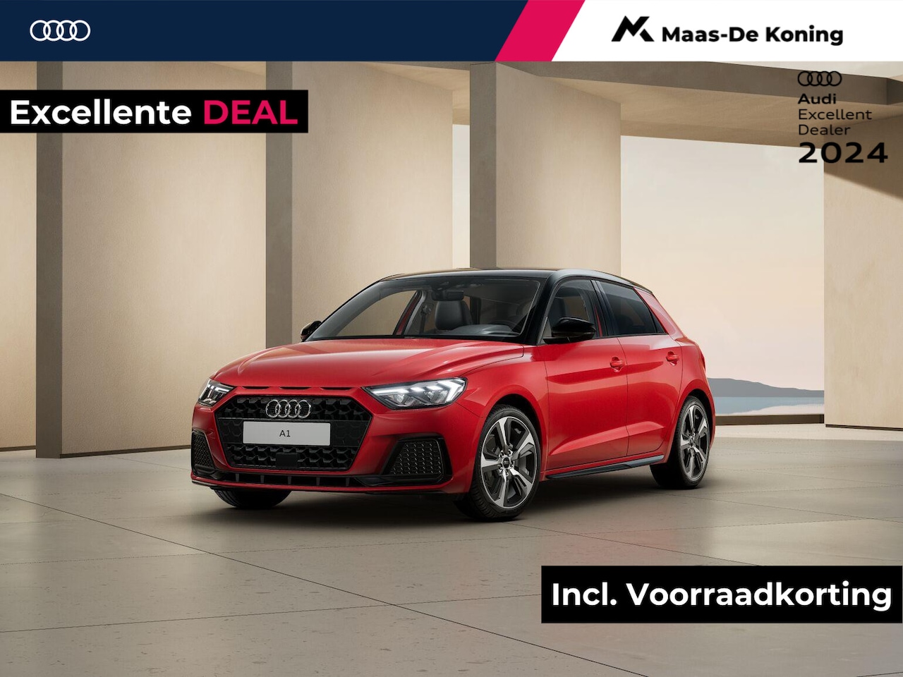 Audi A1 Sportback - 25 TFSI Advanced edition · Adaptive cruise control · Afgevlakt sportstuur · Dak in contras - AutoWereld.nl