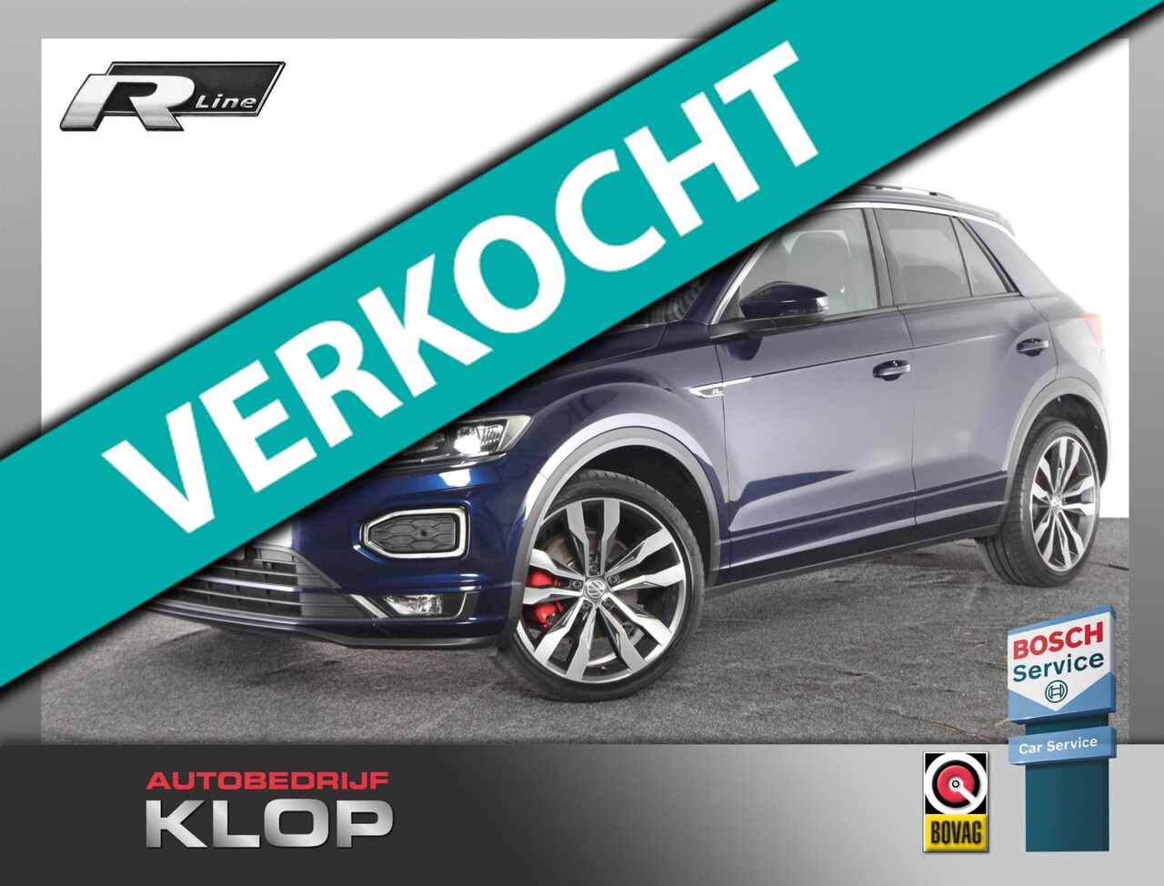 Volkswagen T-Roc - 1.5 TSI R-line| Org. NL-auto | 2 x R-line | panoramadak | camera | 19" lmv. - AutoWereld.nl