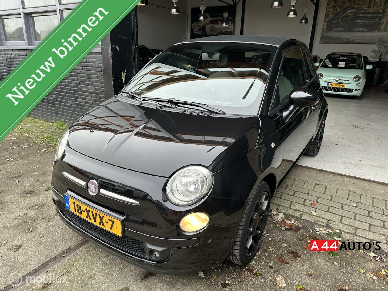 Fiat 500 - 0.9 TwinAir Turbo Sport Cabriolet*NL NAP✅*BLUE&ME* - AutoWereld.nl