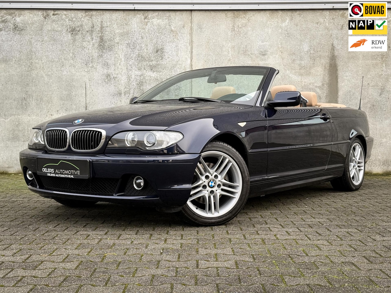 BMW 3-serie Cabrio - 320Ci Special Executive | Leder | Xenon | Clima | Cruise | Blauw metalic | Volledig origin - AutoWereld.nl