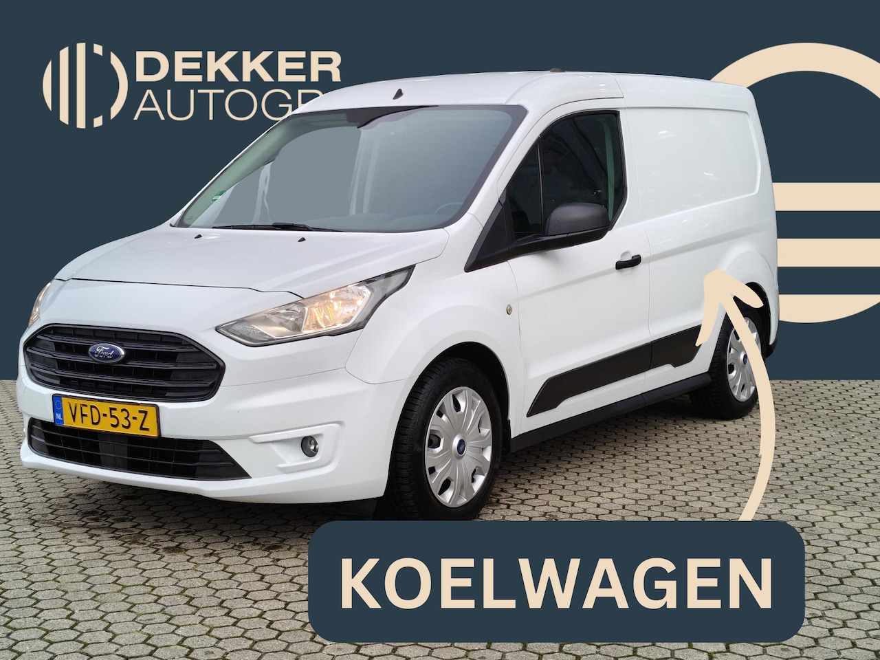 Ford Transit Connect - L1 1.5 KOELWAGEN ISOLATIE - Camera - Trekhaak - AutoWereld.nl