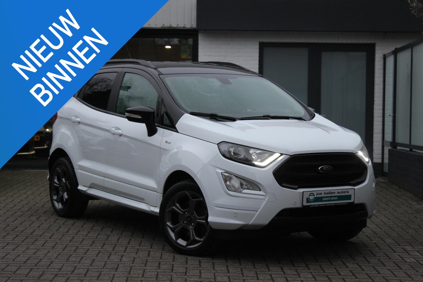 Ford EcoSport - 1.0 EcoBoost ST Line Bi Tone Carplay, Clima, PDC, LM Velgen, Topstaat! - AutoWereld.nl