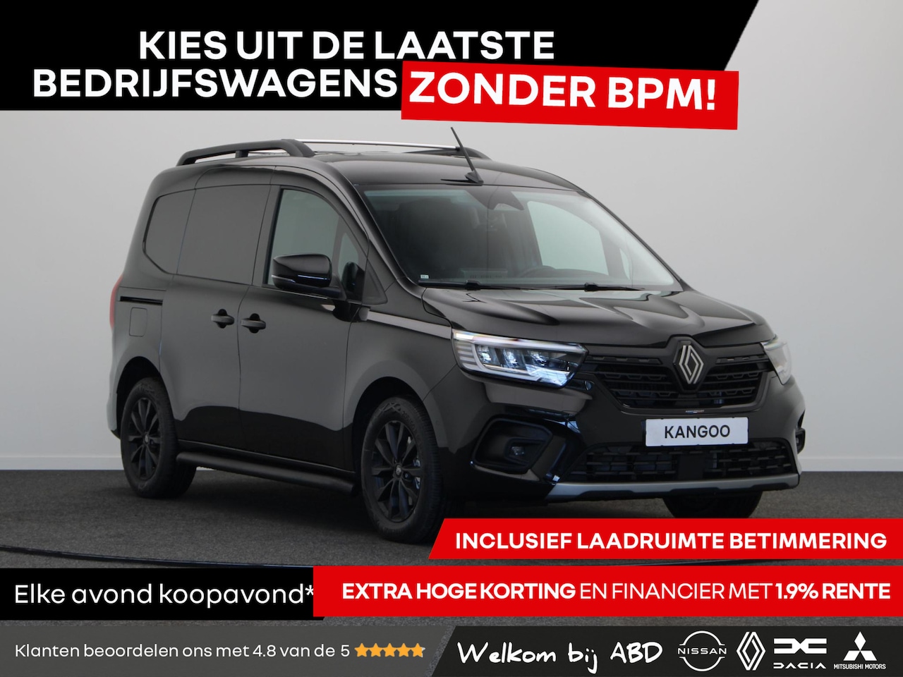 Renault Kangoo - 1.5 dCi 115pk EDC extra L1 | Anniversary |  LMV | Sidebars | Roofrails | Trekhaak | - AutoWereld.nl