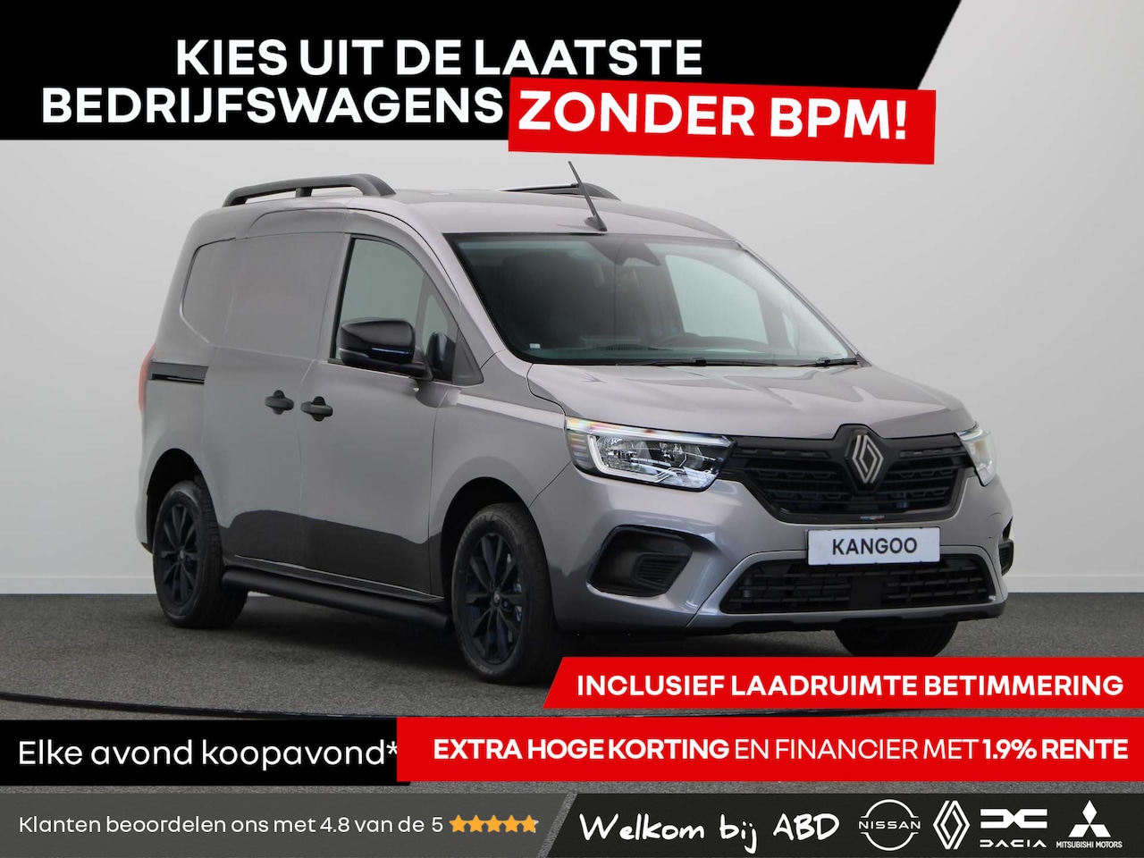 Renault Kangoo - 1.5 dCi 115pk EDC extra L1 | Anniversary |  LMV | Sidebars | Roofrails | Trekhaak | - AutoWereld.nl