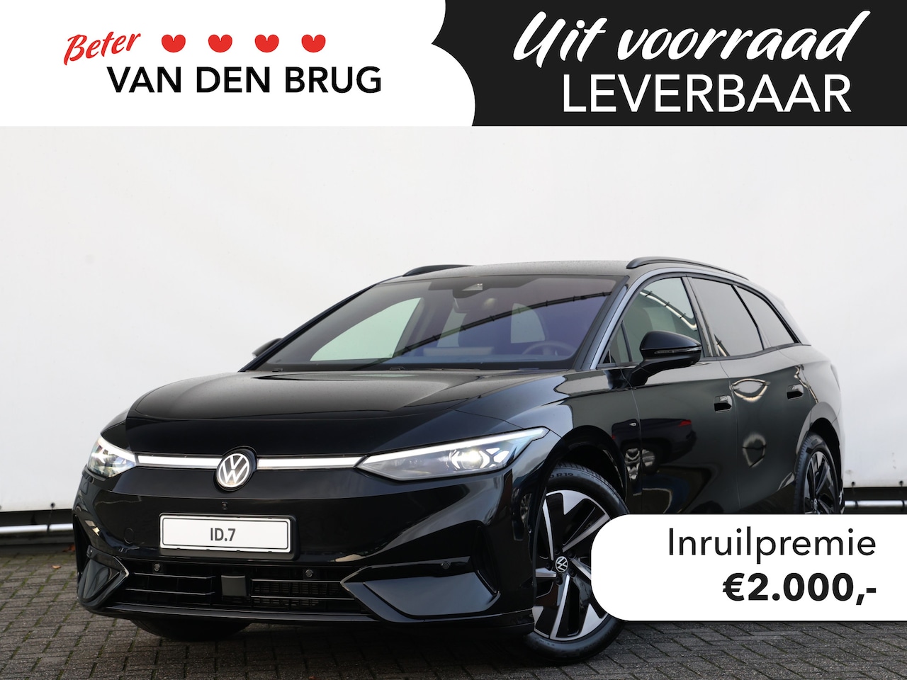 Volkswagen ID.7 Tourer - Pro Business 77 kWh | Led Matrix | Trekhaak | Headup display | 19" inch lm velgen | Keyles - AutoWereld.nl