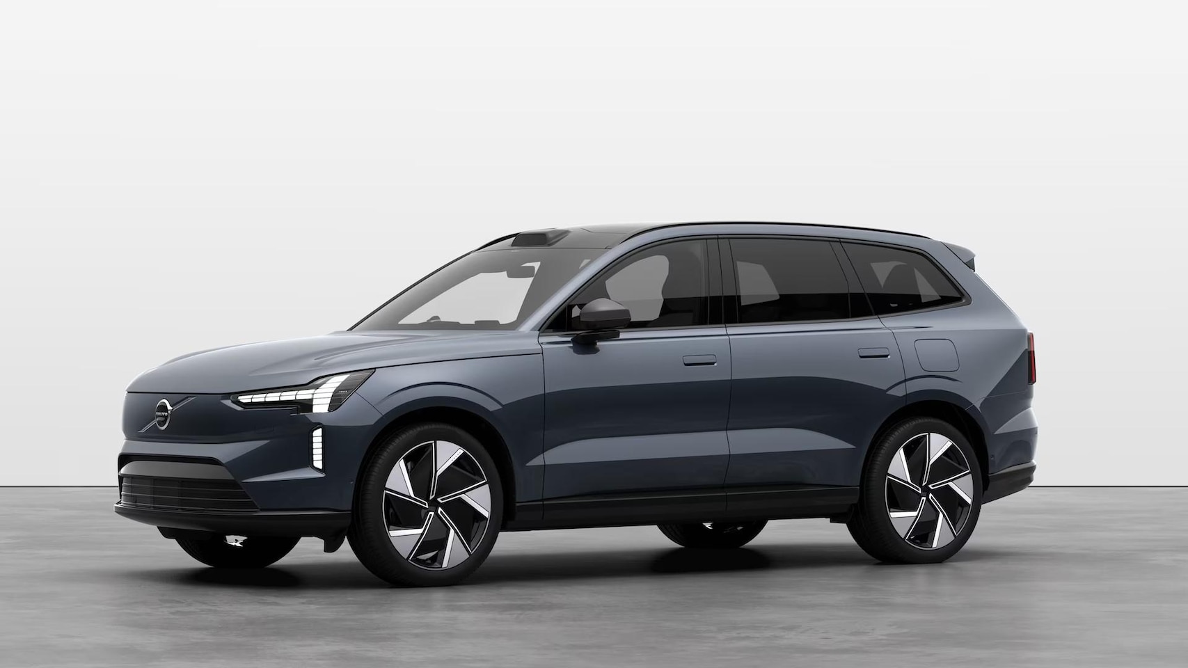 Volvo EX90 - Twin Motor Performance 518PK Ultra 111 kWh, **VERWACHT JANUARI 2025** 723 Denim Blue Metal - AutoWereld.nl