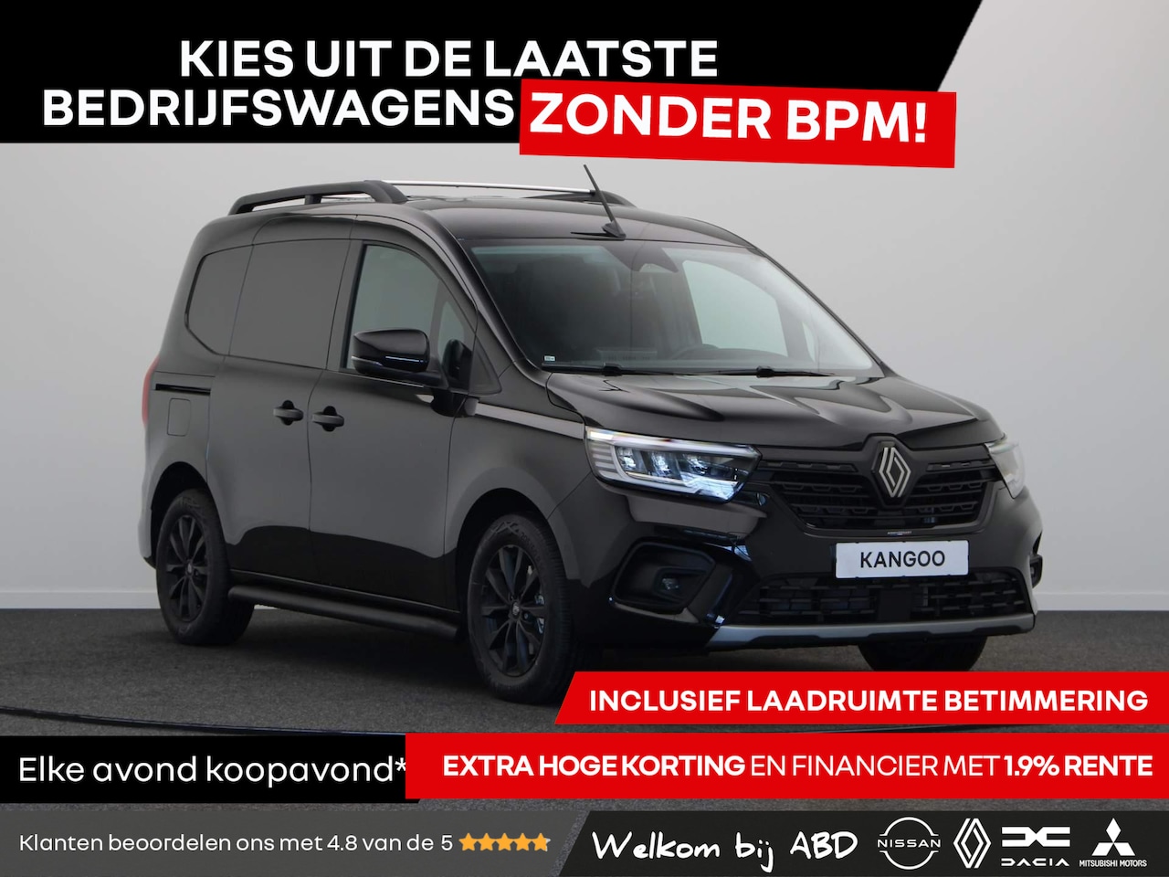 Renault Kangoo - 1.5 dCi 115pk extra L1 | Anniversary |  LMV | Sidebars | Roofrails | Trekhaak | - AutoWereld.nl