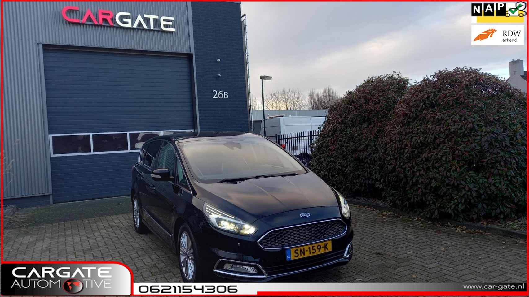 Ford S-Max - 2.0 Vignale 7p.|Vignale|Pano|Leer|Volle-auto - AutoWereld.nl