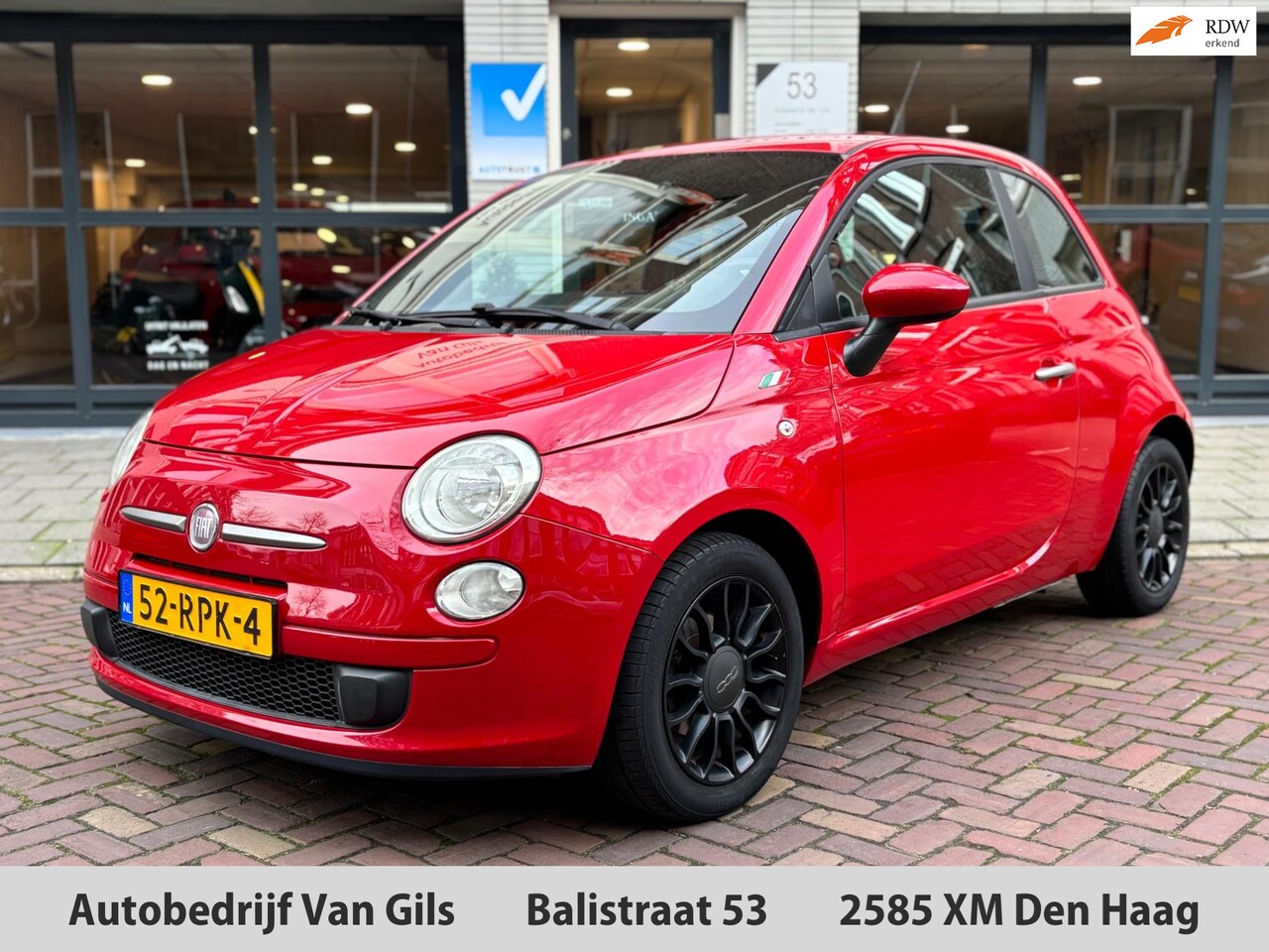 Fiat 500 - 0.9 TwinAir | AIRCO | 1/2 LEDER | LMV 15 | EERSTE EIGENAAR | - AutoWereld.nl