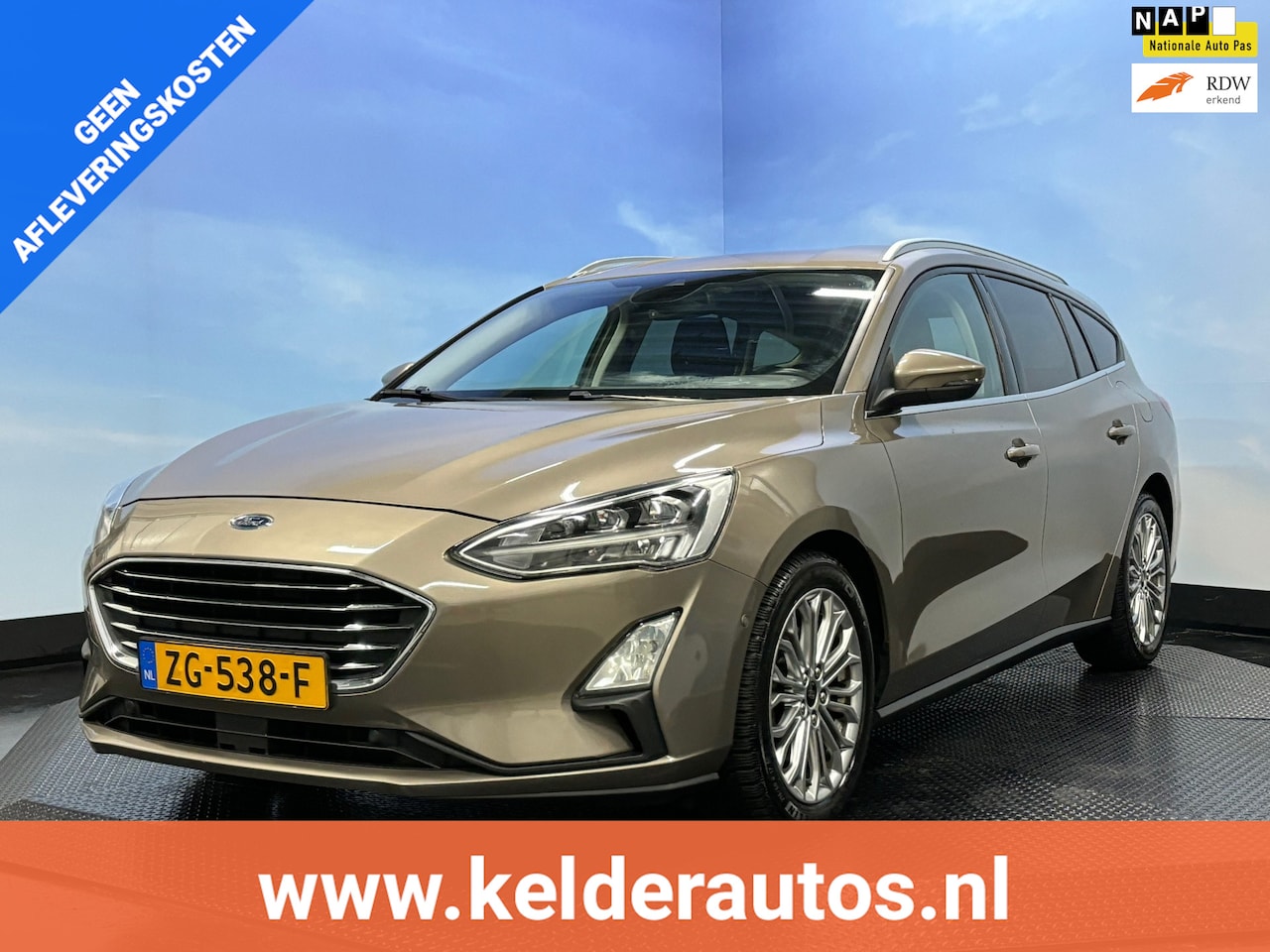 Ford Focus Wagon - 1.0 EcoBoost Titanium Business | Navi | Cruise | PDC | B&O | - AutoWereld.nl