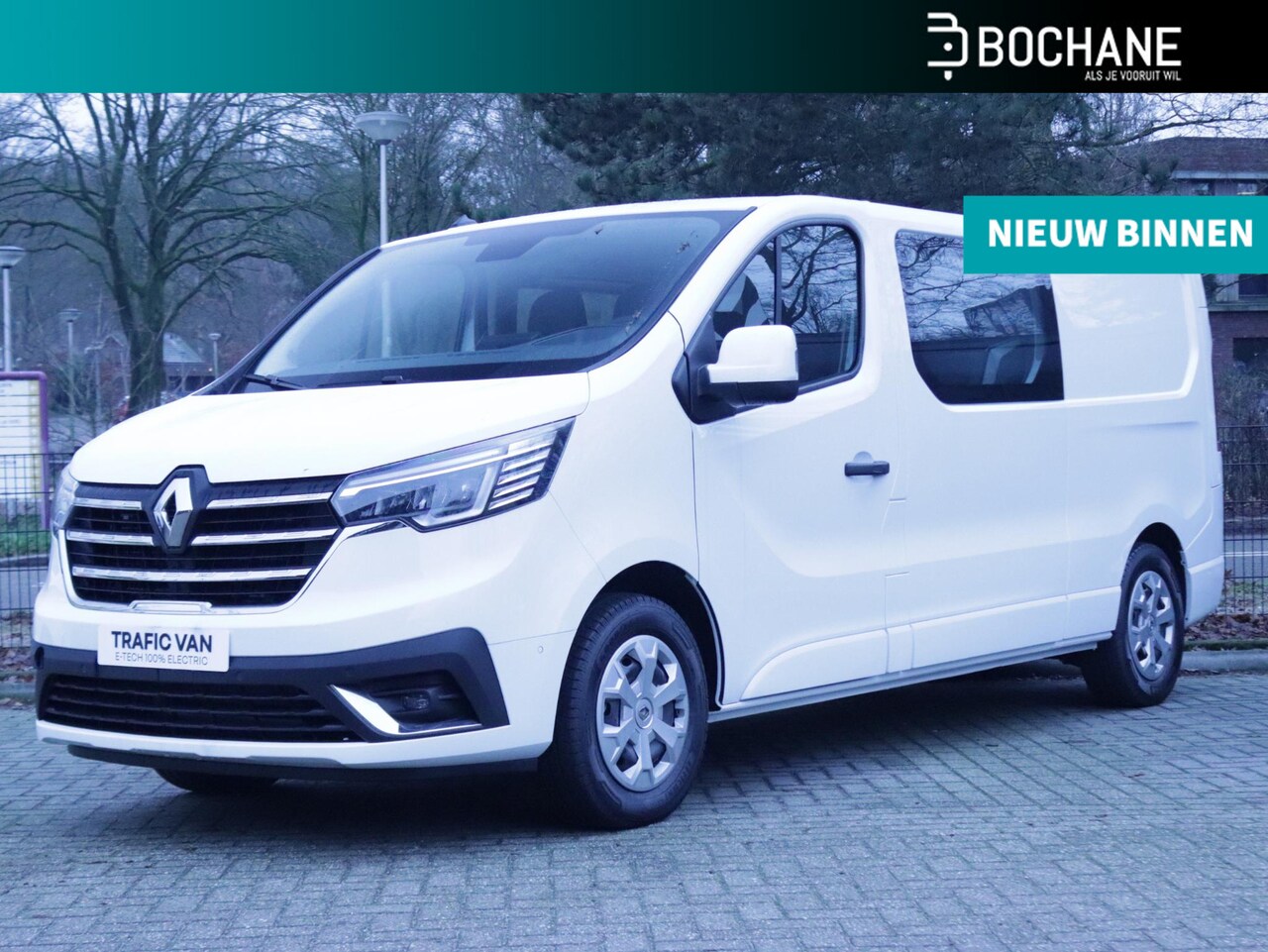 Renault Trafic E-Tech - T29 L2H1 Comfort Dubbele Cabine Clima/Navi/Camera - AutoWereld.nl