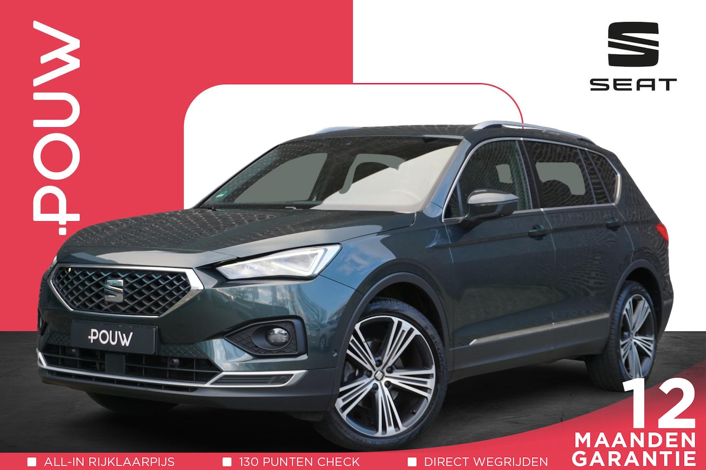 Seat Tarraco - 1.5 TSI 150pk Xcellence | Panoramadak | Lederen Bekleding | LED Koplampen - AutoWereld.nl