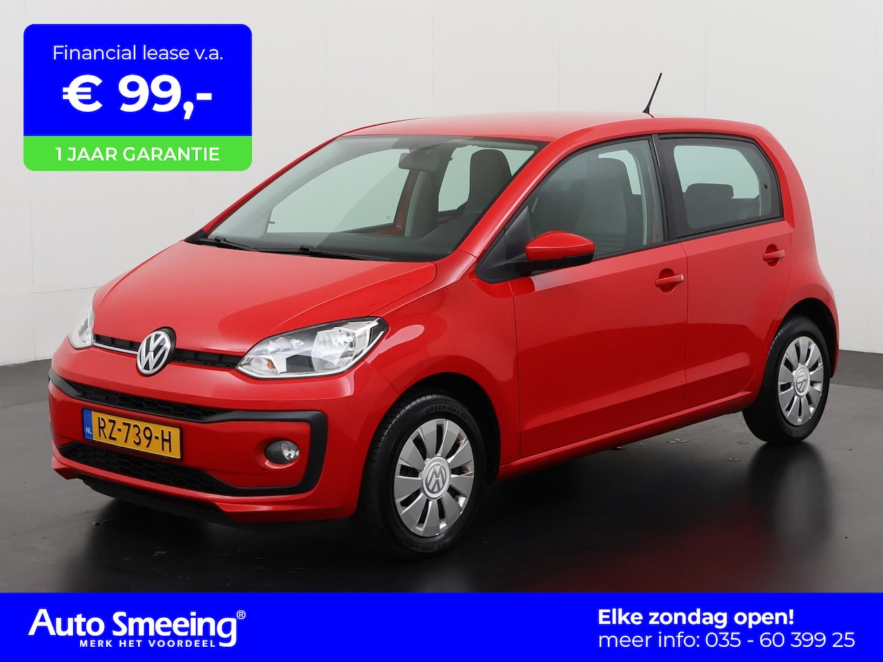 Volkswagen Up! - 1.0 BMT move up! | Airco | 12 mnd Garantie | Zondag Open! - AutoWereld.nl