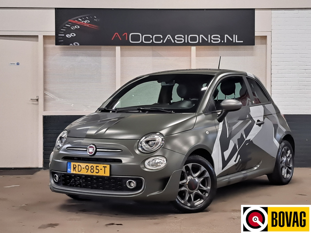 Fiat 500 - 0.9 TwinAir Turbo Sport + LEDER + NAVI !! - AutoWereld.nl