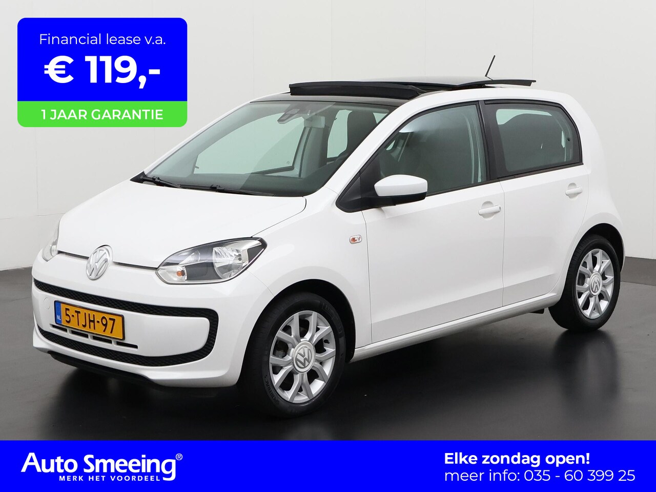 Volkswagen Up! - 1.0 move up! BlueMotion | Schuifdak | Lichtmetalen velgen | Zondag Open! - AutoWereld.nl