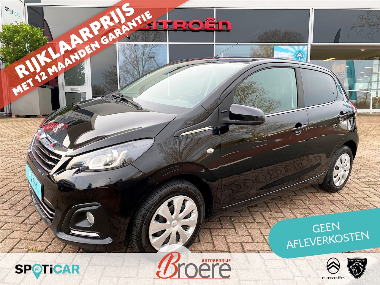 Peugeot 108 - 1.0 VTi 72pk 5D Active | airconditioning, toerenteller, elek. ramen, radio met bluetooth, - AutoWereld.nl