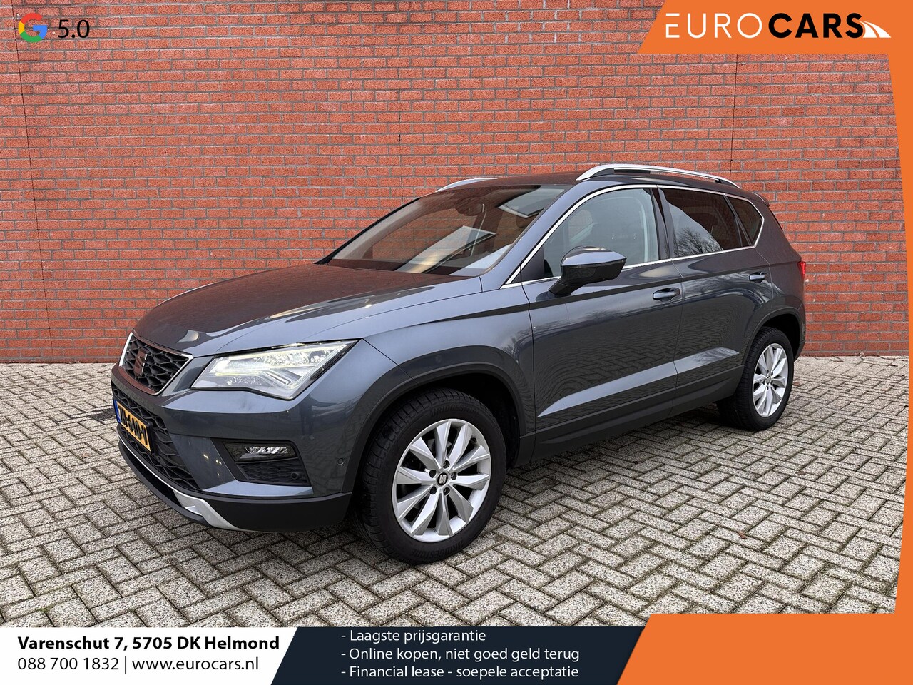 Seat Ateca - 1.0 EcoTSI Style Business Intense Panoramadak Full LED Navigatie PDC VA + Camera Trekhaak - AutoWereld.nl