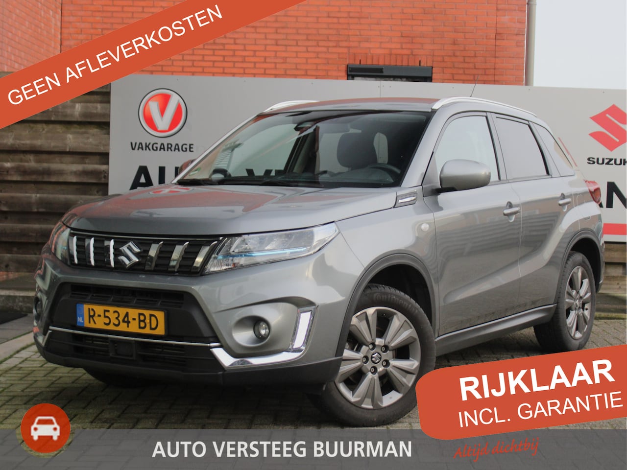 Suzuki Vitara - 1.4 140PK Boosterjet Select Smart Hybrid Automaat Trekhaak, 1500KG trekgewicht! Adaptieve - AutoWereld.nl