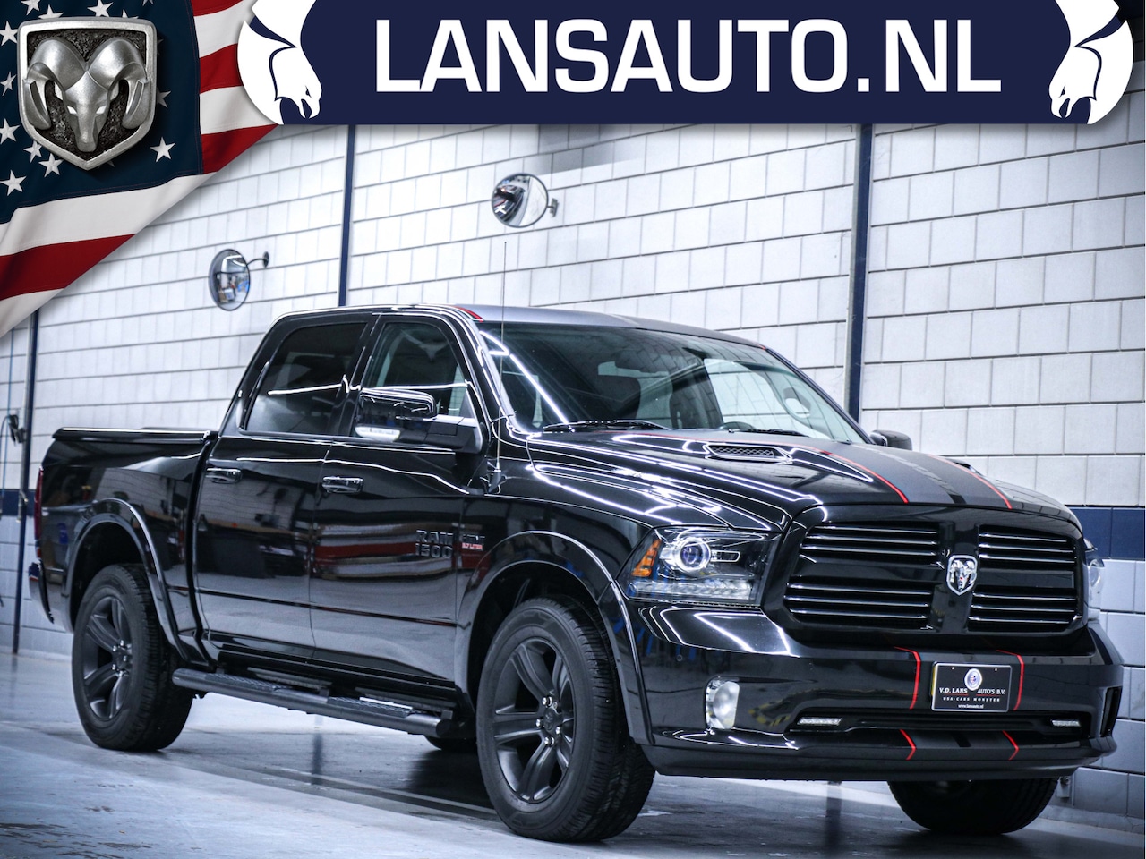 Dodge Ram 1500 - 5.7 V8 4x4 Crew Cab 5'7 Sport | Lage Bijtelling - AutoWereld.nl