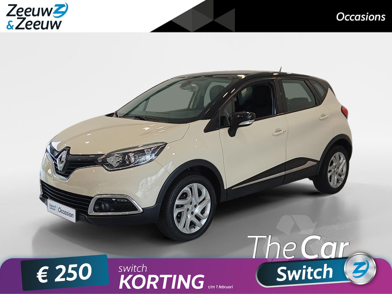 Renault Captur - 0.9 TCe Dynamique *Navi*Climate*Parkeersensoren*LM.Velgen*Cruise Control - AutoWereld.nl