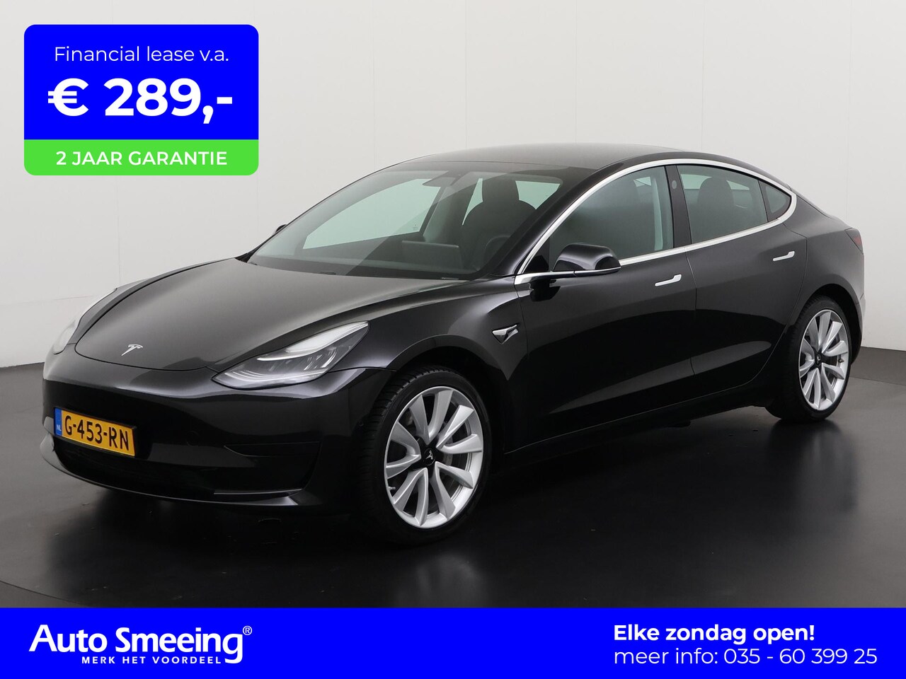 Tesla Model 3 - Standard RWD Plus 60 kWh | Panoramadak | Mem Stoel | Navigatie | Zondag Open! - AutoWereld.nl