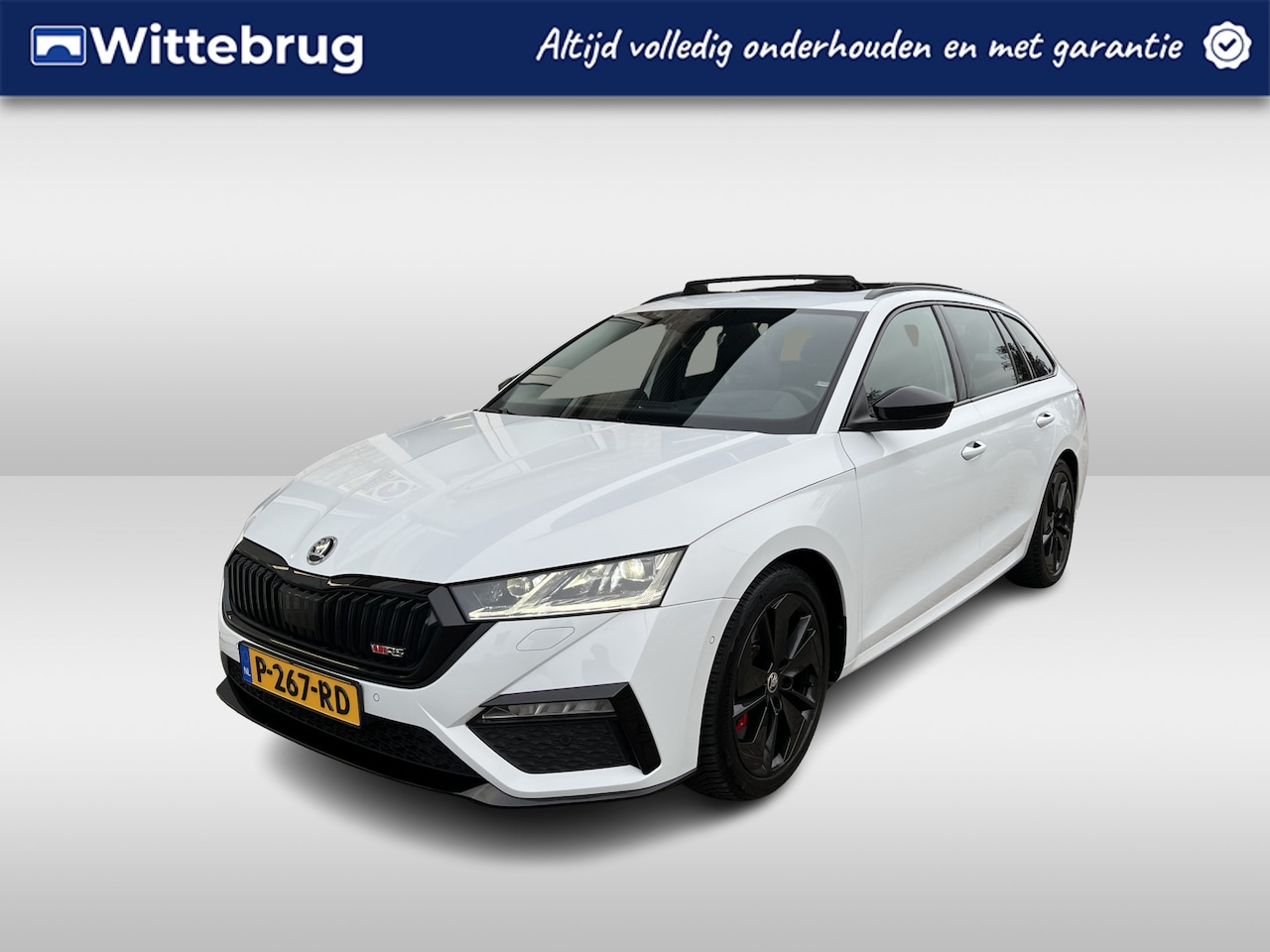 Skoda Octavia Combi - 2.0 TSI RS 245 Business / AUTOMAAT/ 245 PK/ PANO/ CAMERA/ PARK. SENSOREN/ MATRIX/ DODE HOE - AutoWereld.nl