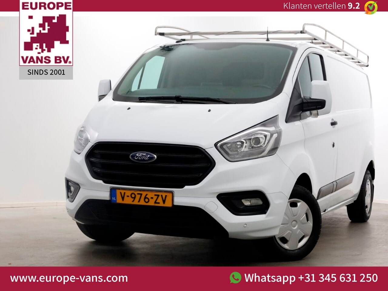 Ford Transit Custom - 2.0 TDCI 130pk E6 L2H1 Trend Airco/Navi/Trekhaak 2700kg 06-2019 - AutoWereld.nl