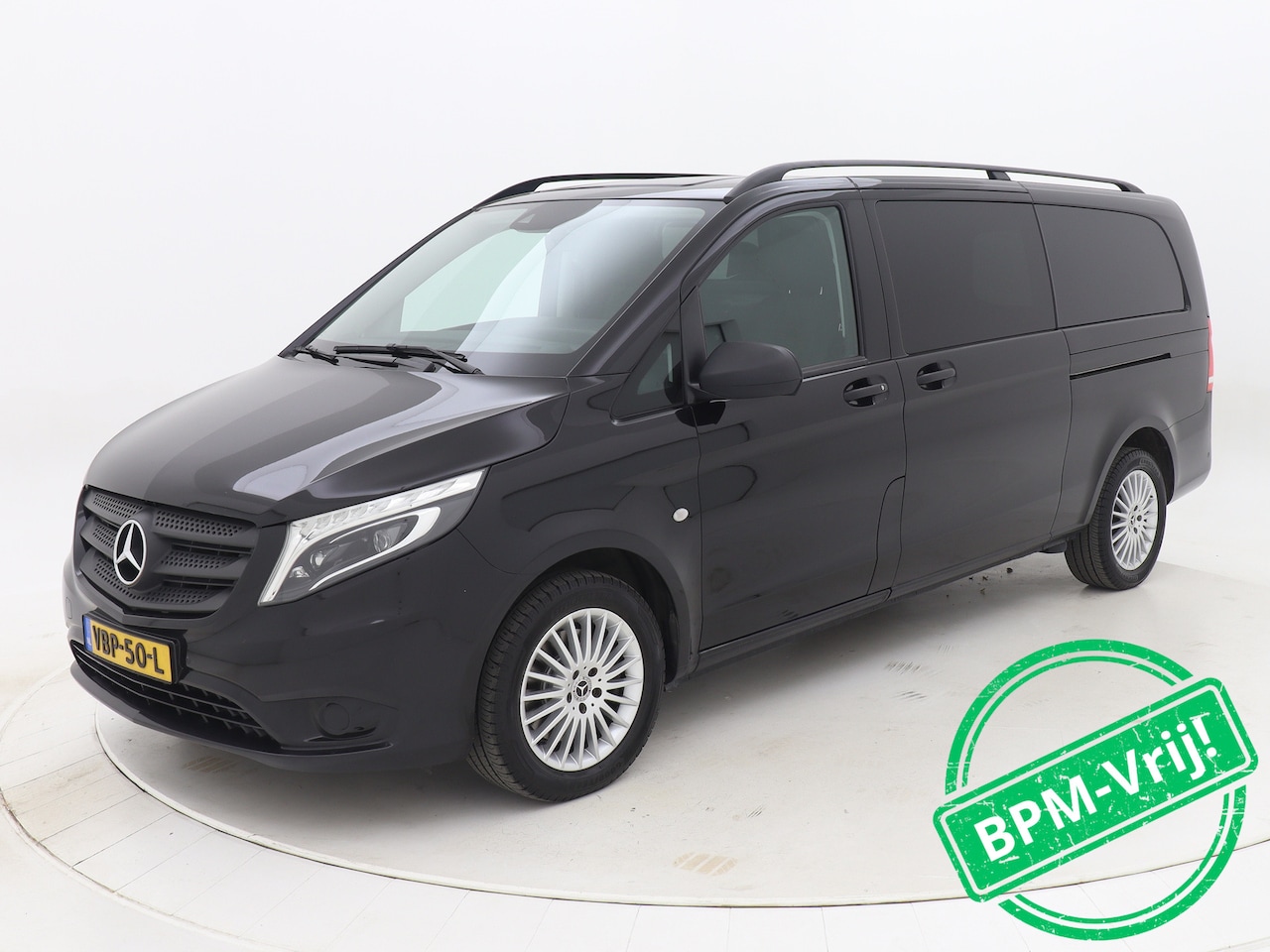 Mercedes-Benz Vito - 119 CDI Extra Lang 190PK Navigatie Dubbele Schuifdeur LED Camera Cruise Control Airco - AutoWereld.nl