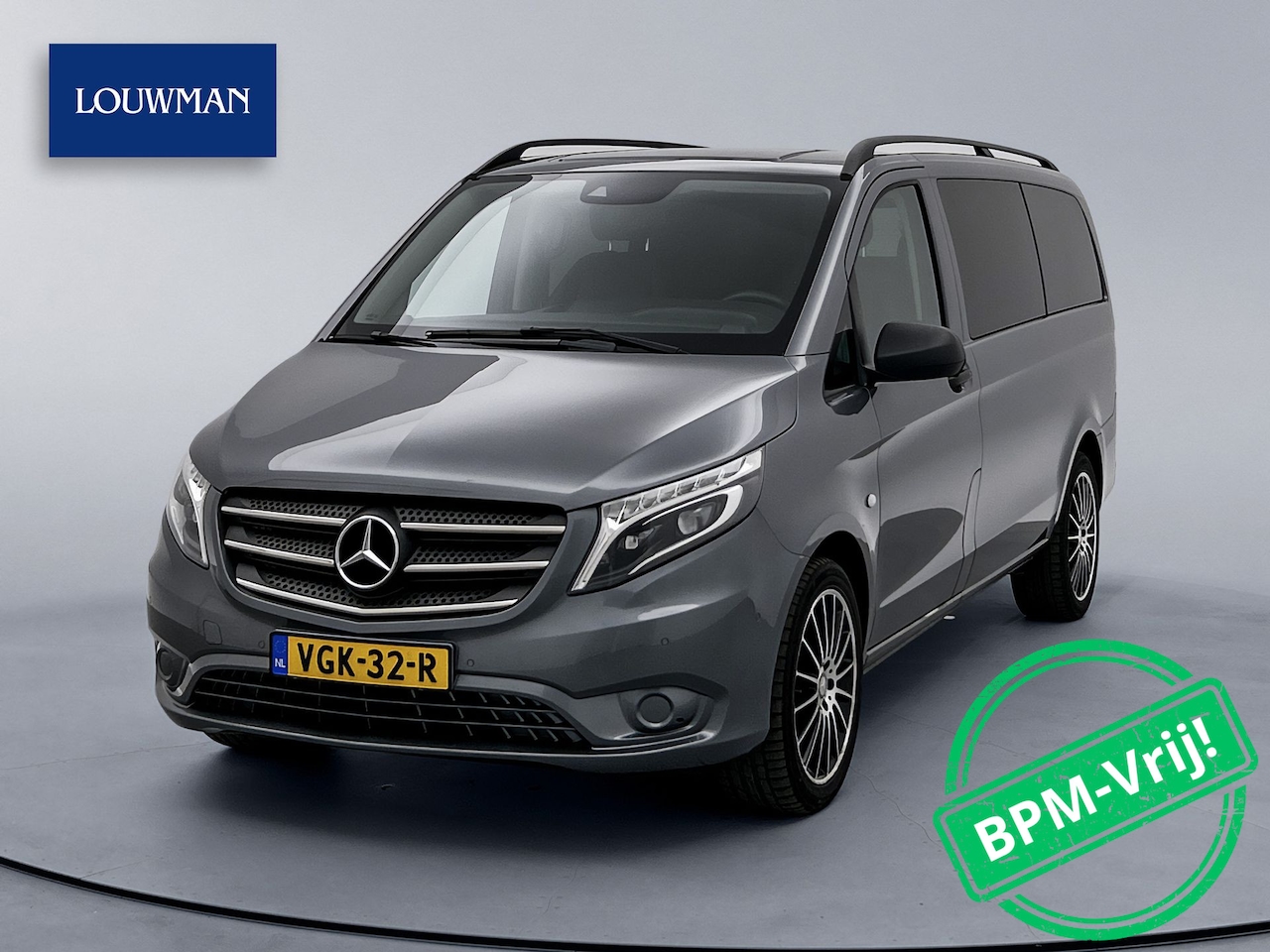 Mercedes-Benz Vito - 119 CDI Lang Dubbele Cabine LED Trekhaak Navigatie Achteruitrijcamera Betimmering Cruise C - AutoWereld.nl