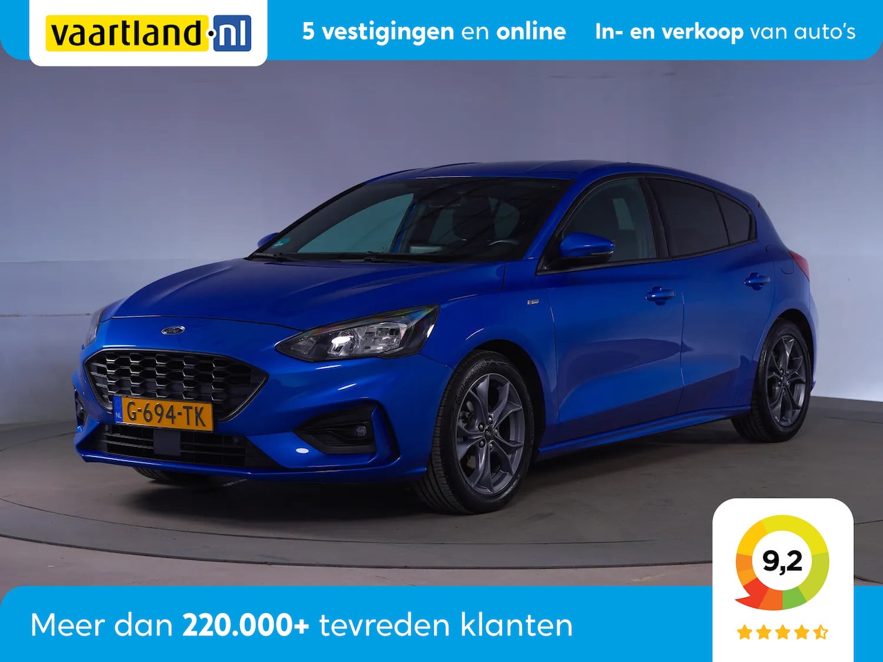 Ford Focus - 1.0 EcoBoost ST Line Business [ Navi LED Carplay Climate ] - AutoWereld.nl