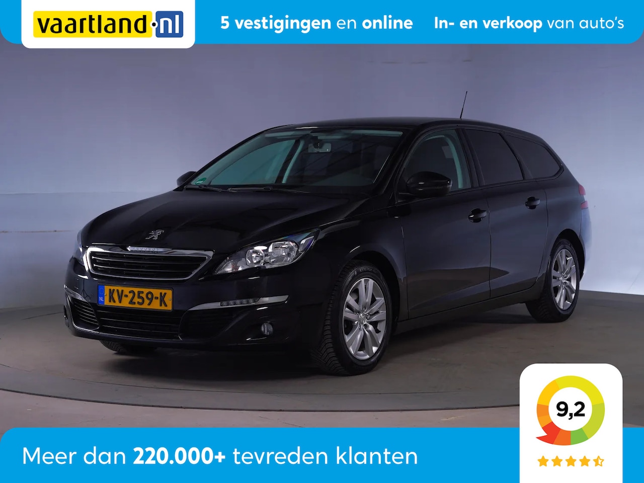 Peugeot 308 SW - 1.2 PureTech Allure Aut [ Nav Cam Privacy glass ] - AutoWereld.nl