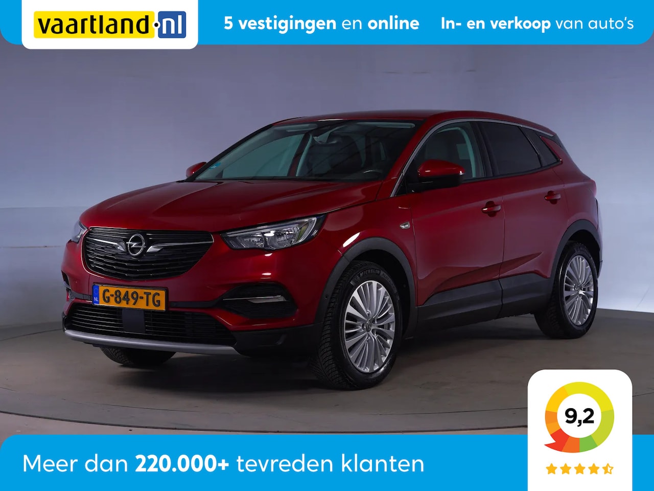 Opel Grandland X - 1.6 Turbo 180pk Executive Business Aut. [ Navi Ergostoel Trekhaak ] - AutoWereld.nl