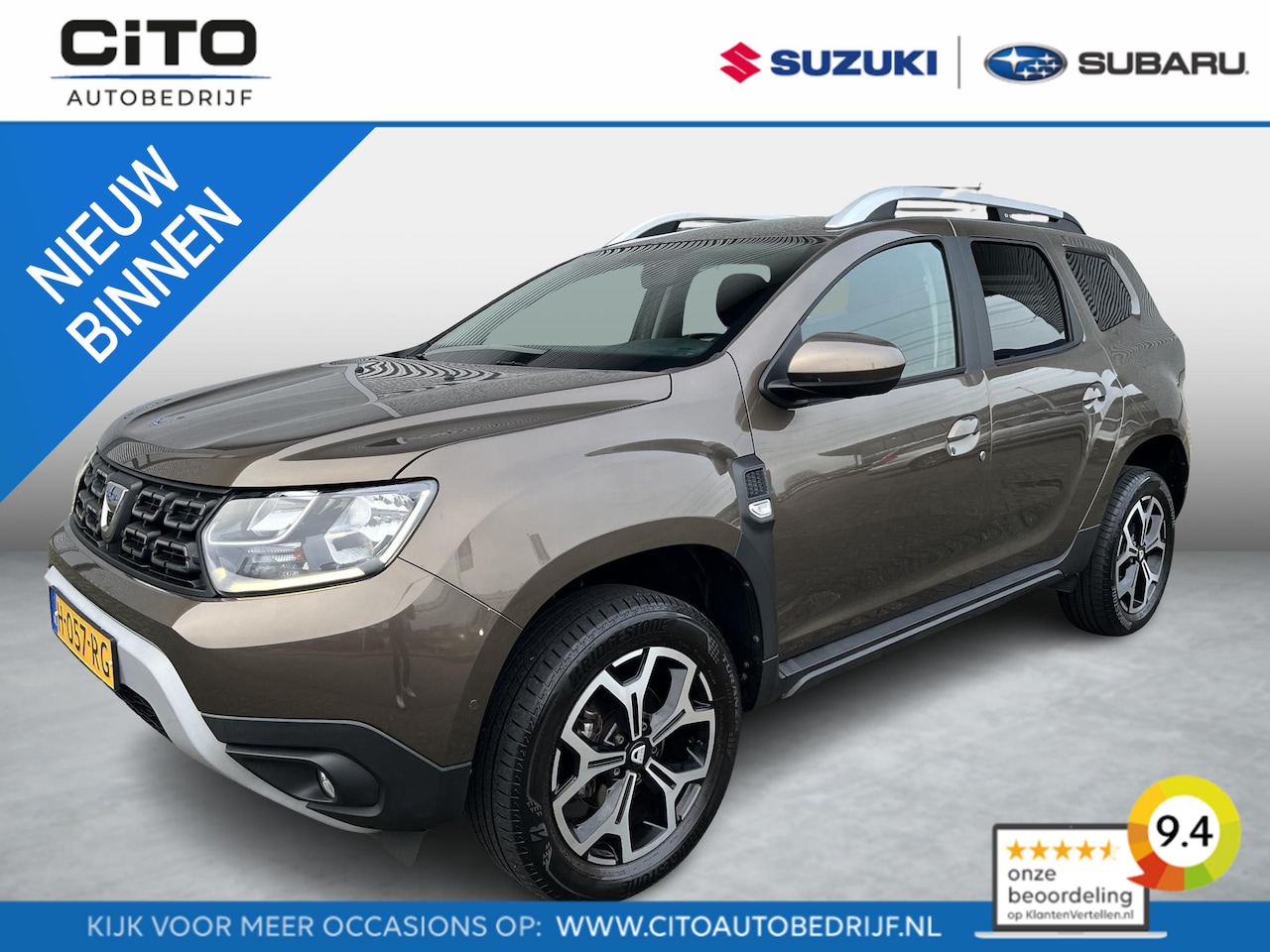 Dacia Duster - 1.3 TCe Prestige | Climate control | Trekhaak | Navi | 4x Camera | 1ste eigenaar!! - AutoWereld.nl