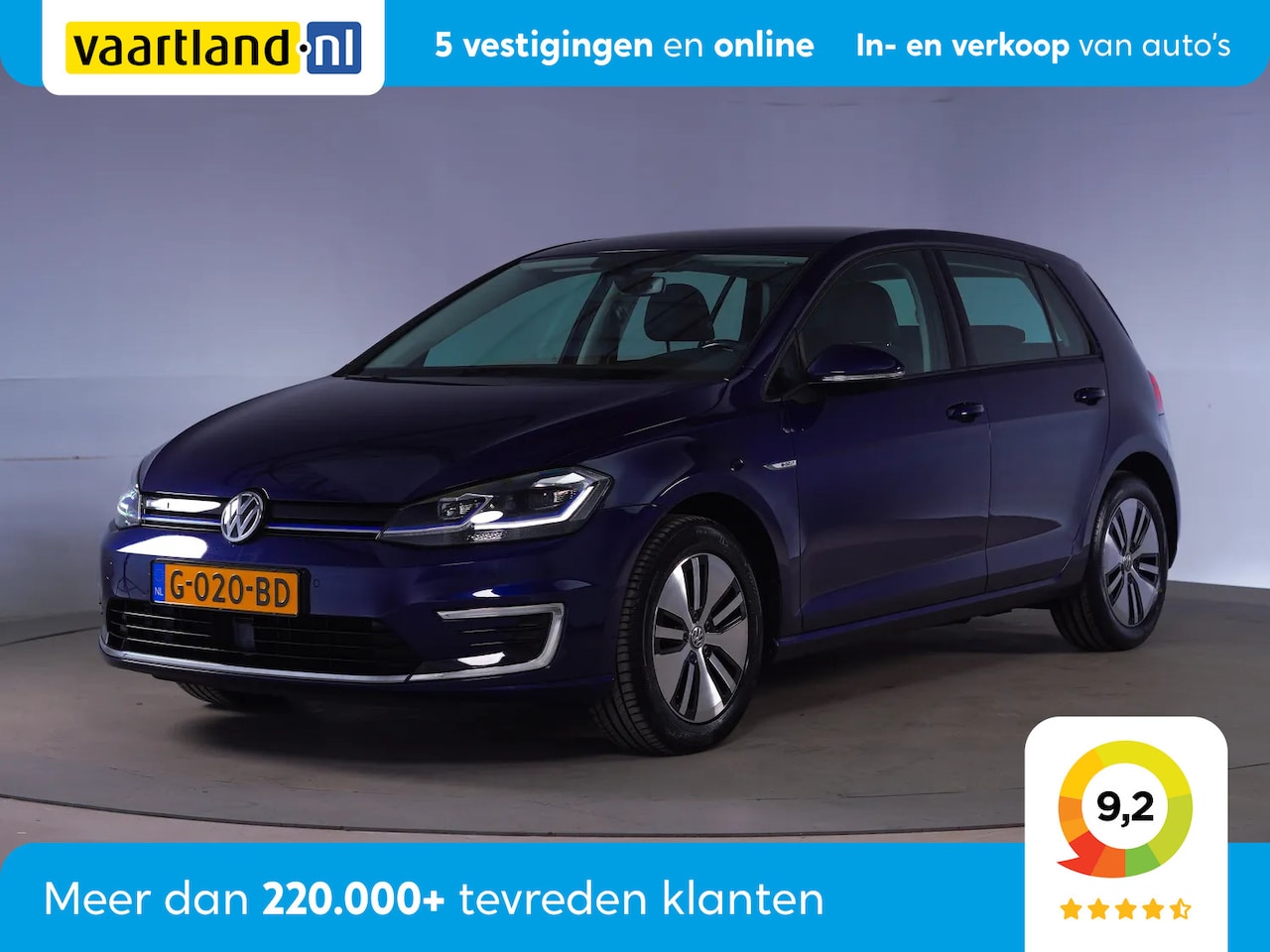 Volkswagen e-Golf - e-Golf [ Warmtepomp Full led Navi ] - AutoWereld.nl