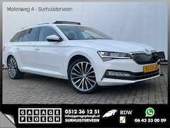 Skoda Superb Combi - 1.4 TSI iV L&K PHEV Vol Opties Laurin&Klement Pano Standkachel Leer+Verw V+A Sportline Bus