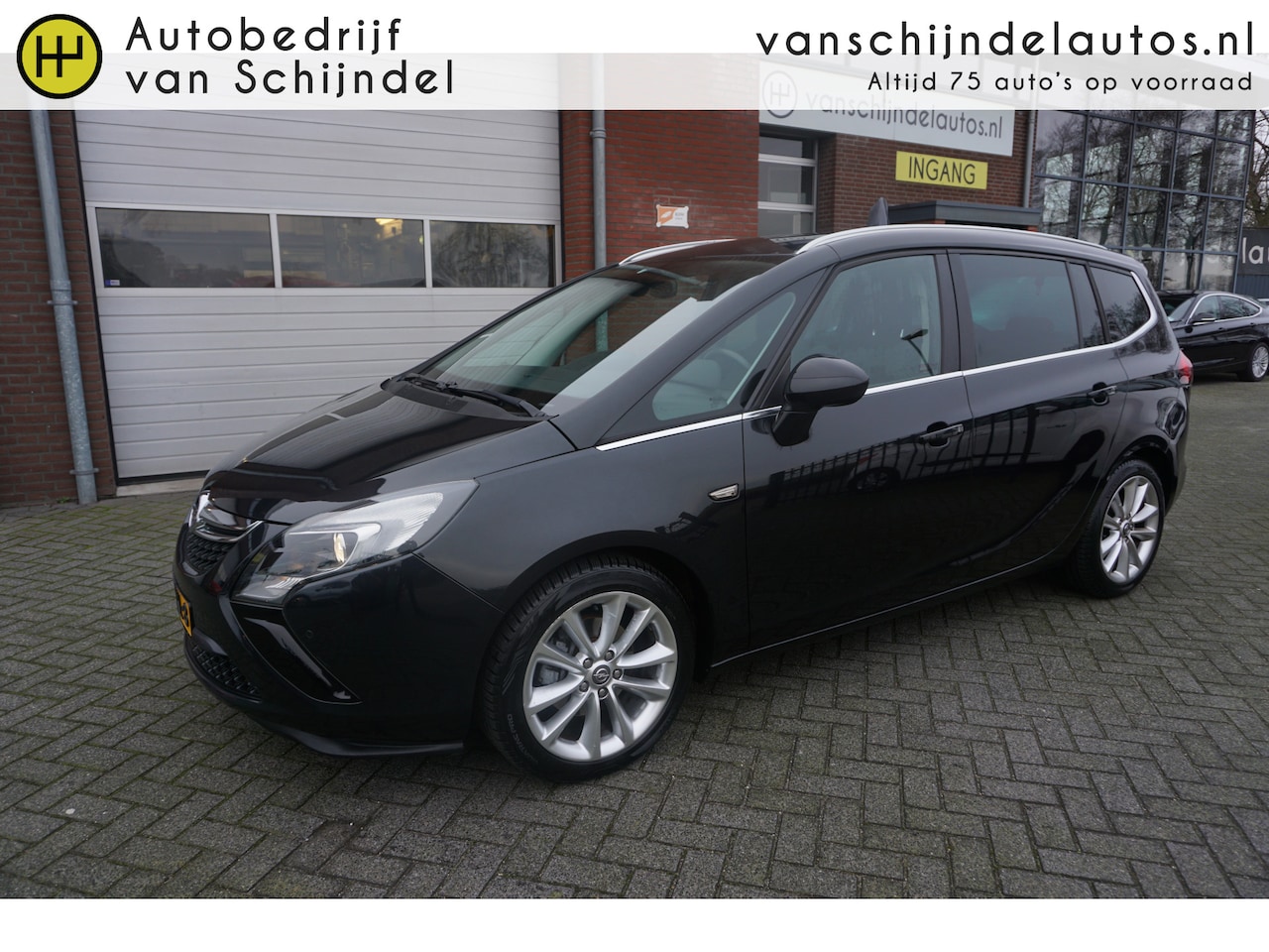 Opel Zafira Tourer - 1.4 141PK EDITION ORIGINEEL NEDERLANDS 5 PERSOONS ECC AIRCO NAVIGATIE CRUISECONTROL PARKEE - AutoWereld.nl