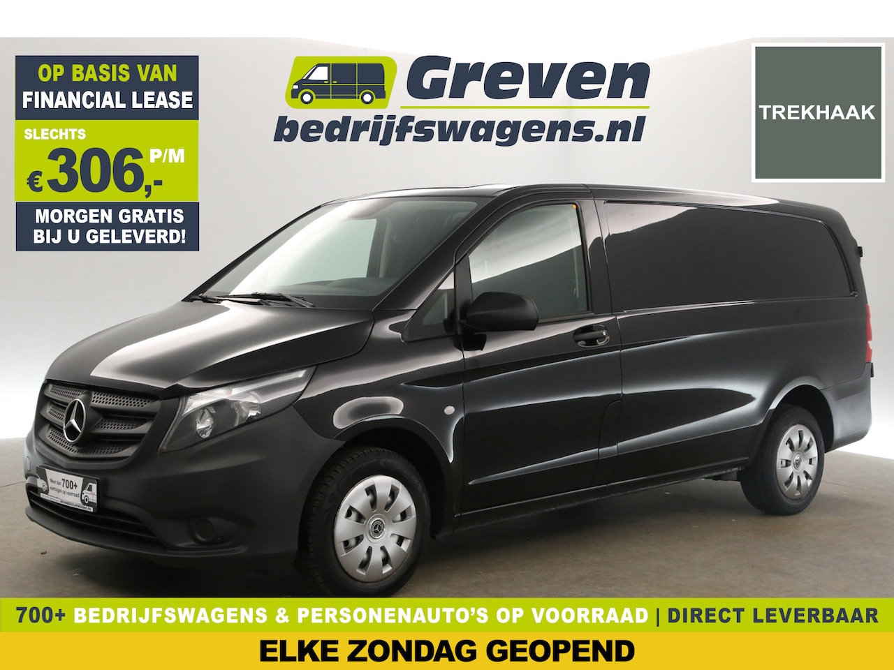 Mercedes-Benz Vito - 114 CDI Lang Airco Cruise Stoelverwarming 3 Persoons Trekhaak - AutoWereld.nl