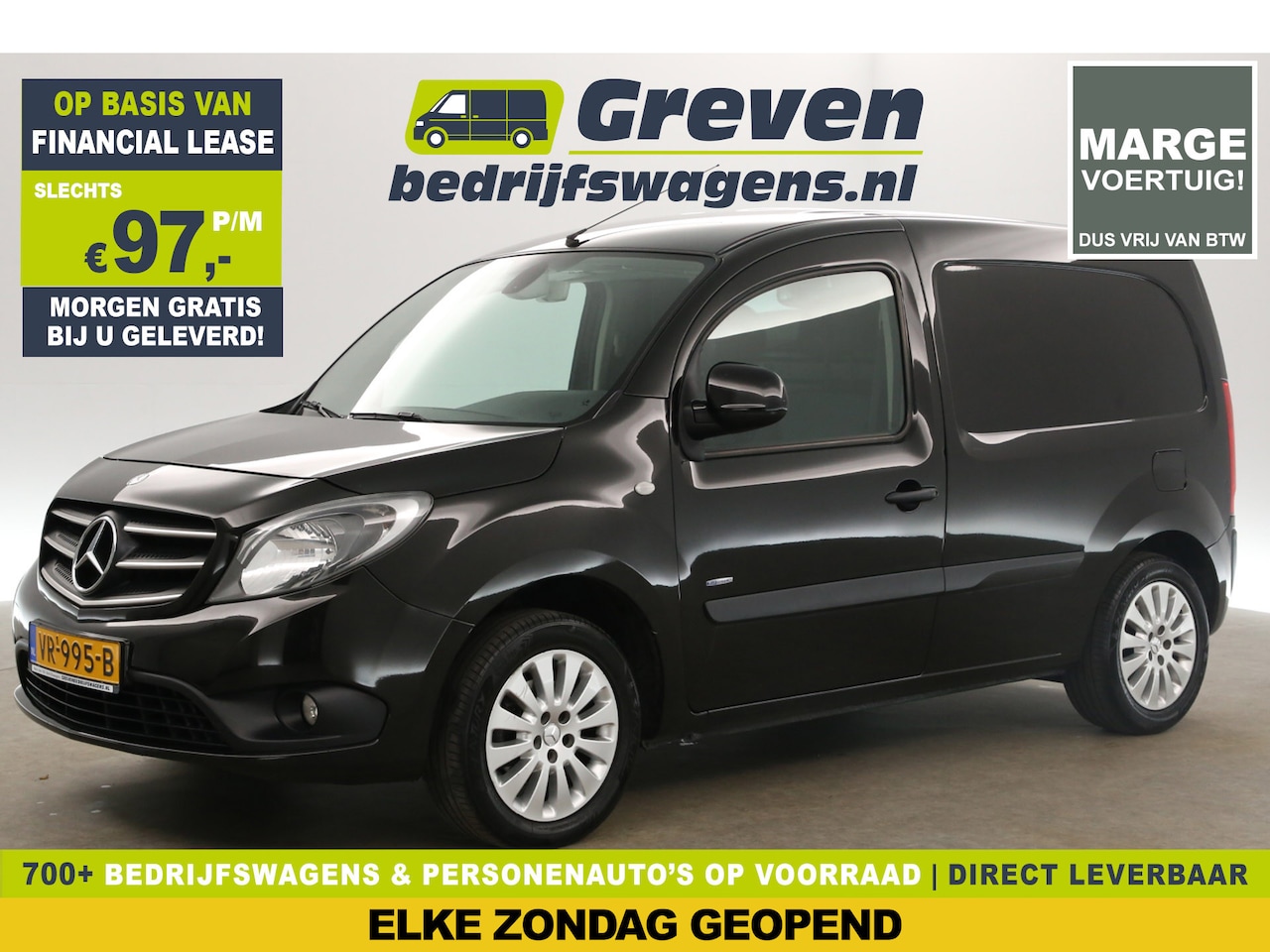 Mercedes-Benz Citan - 109 CDI BlueEFFICIENCY L1H1 | Marge | Airco Cruise PDC 16"LMV Elektrpakket Schuifdeur - AutoWereld.nl