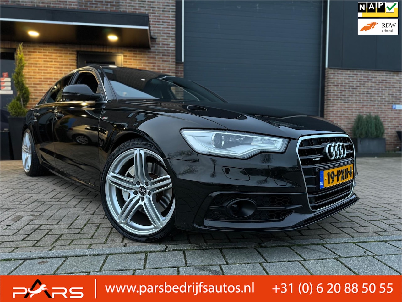 Audi A6 Limousine - 3.0 TFSI V6 quattro S-Line Sport Edition 300PK Zeer Nette Automaat G/Navi Bose ins Pano Bl - AutoWereld.nl