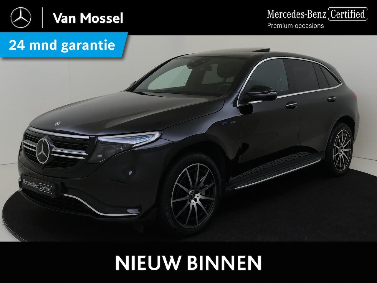 Mercedes-Benz EQC - 400 4MATIC Premium Plus 80 kWh /Schuifdak /Burmester /Rijassistentiepakket /HUD - AutoWereld.nl