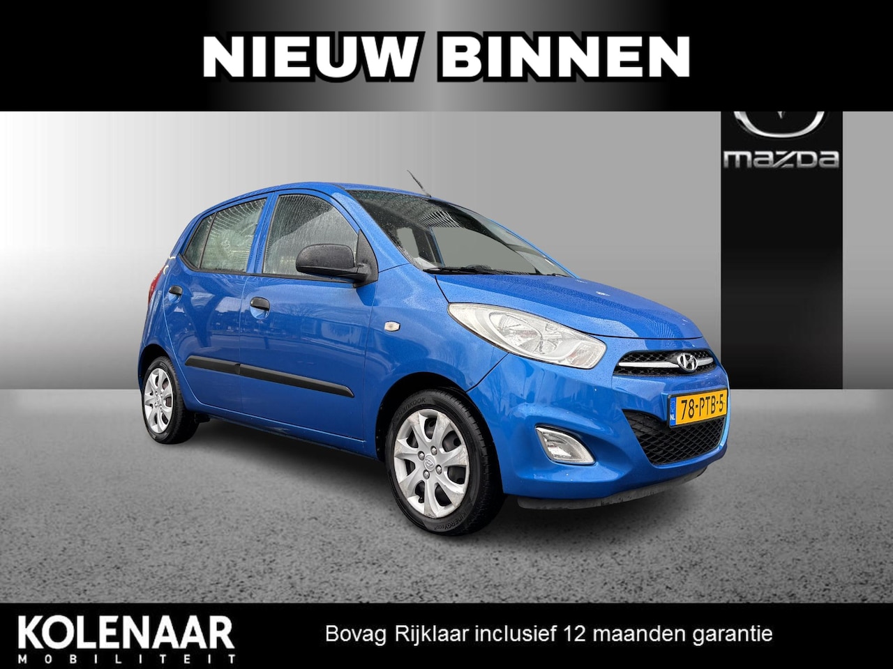 Hyundai i10 - 1.1 i-Drive /1e eigenaar/Airco/Radio-Cd speler/Elektr. ramen voor - AutoWereld.nl