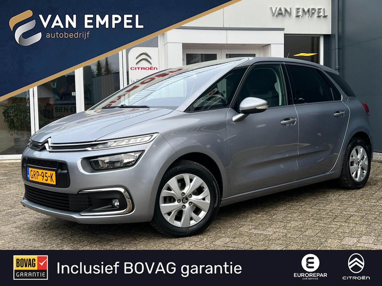 Citroën C4 SpaceTourer - PT130 Feel EAT8 Automaat | Trekhaak | Parkeersensoren | Navi | Carplay | - AutoWereld.nl