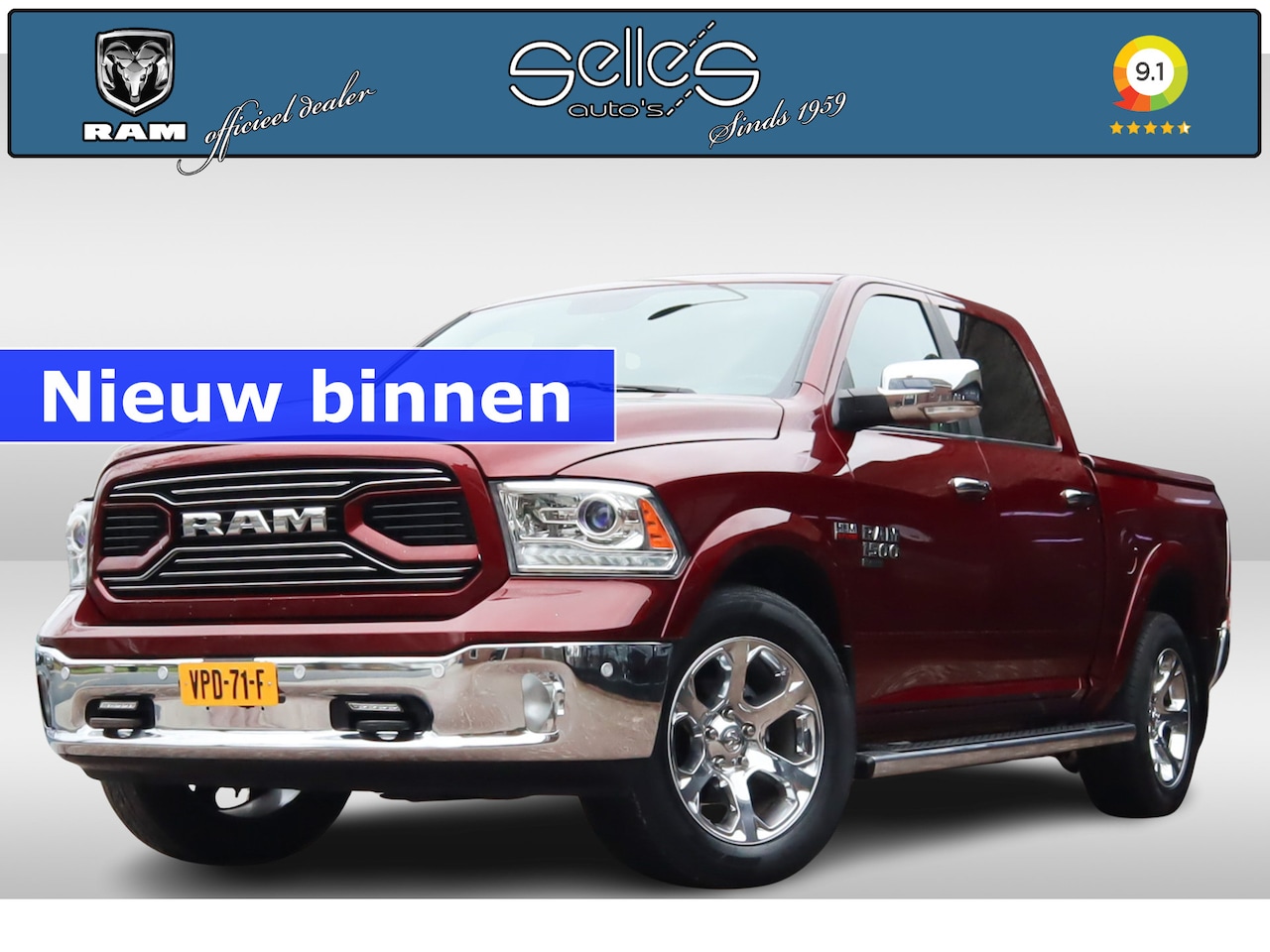 Dodge Ram 1500 - Laramie 5.7 V8 | 4x4 | stoel/stuur verwarming | Stoelverkoeling | Applecarplay | Camera | - AutoWereld.nl