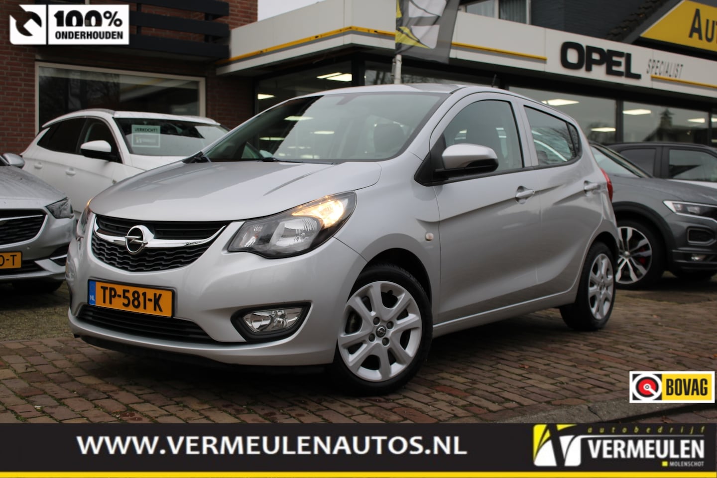 Opel Karl - 1.0 ecoFLEX 75PK Edition + Airco/ Cruise/ Bluetooth/ NL auto - AutoWereld.nl