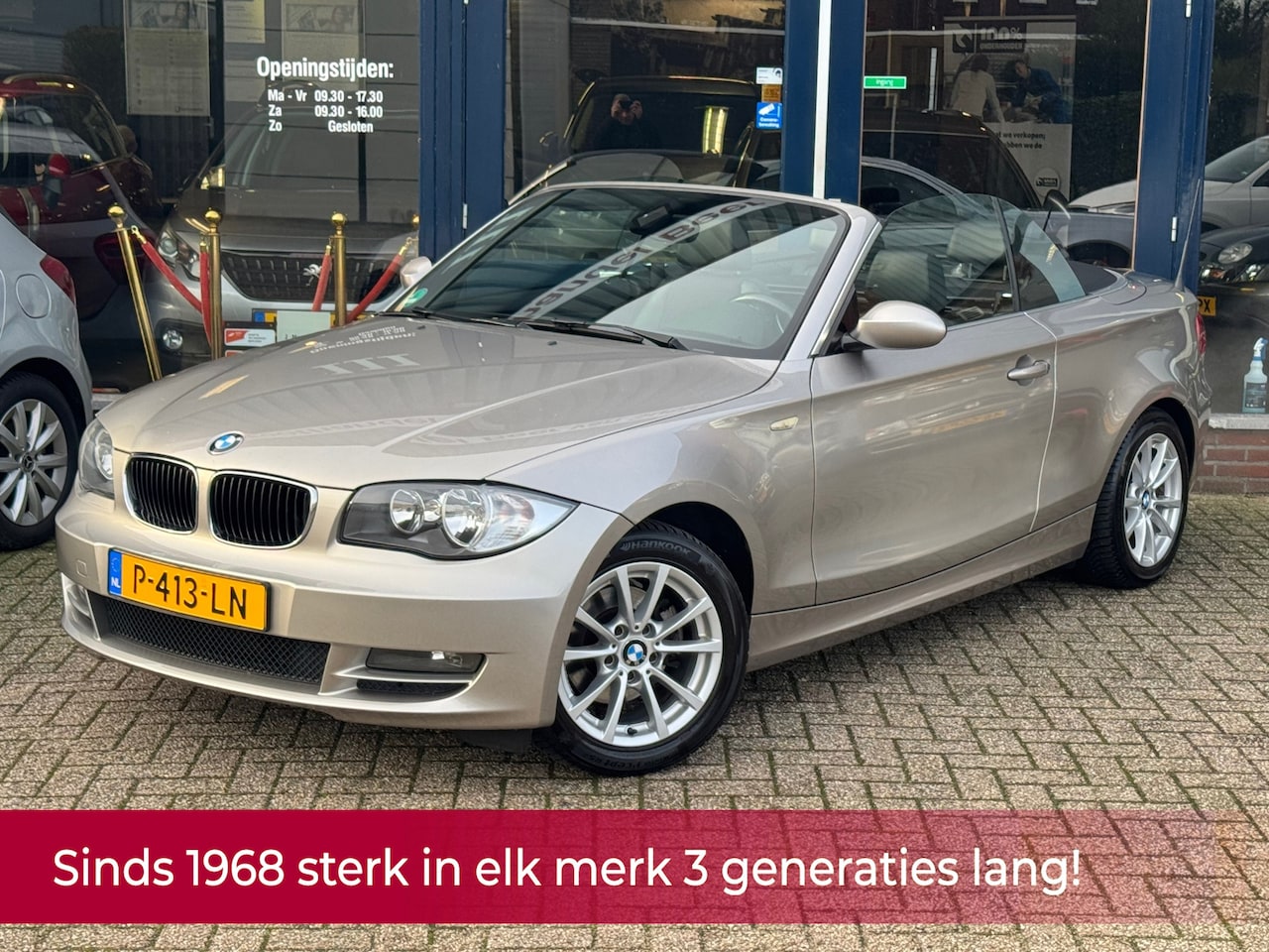 BMW 1-serie Cabrio - 118i! Airco l Cruise l LEER l Stoelverwarming l PDC l MTF-stuur l TOPSTAAT l Dealer oh l R - AutoWereld.nl